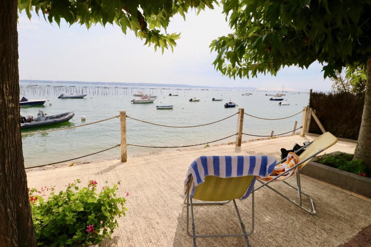 Comfortable, Renovated Studio In Top Cap Ferret Location, 1St Line With Bay View Lege-Cap-Ferret Luaran gambar