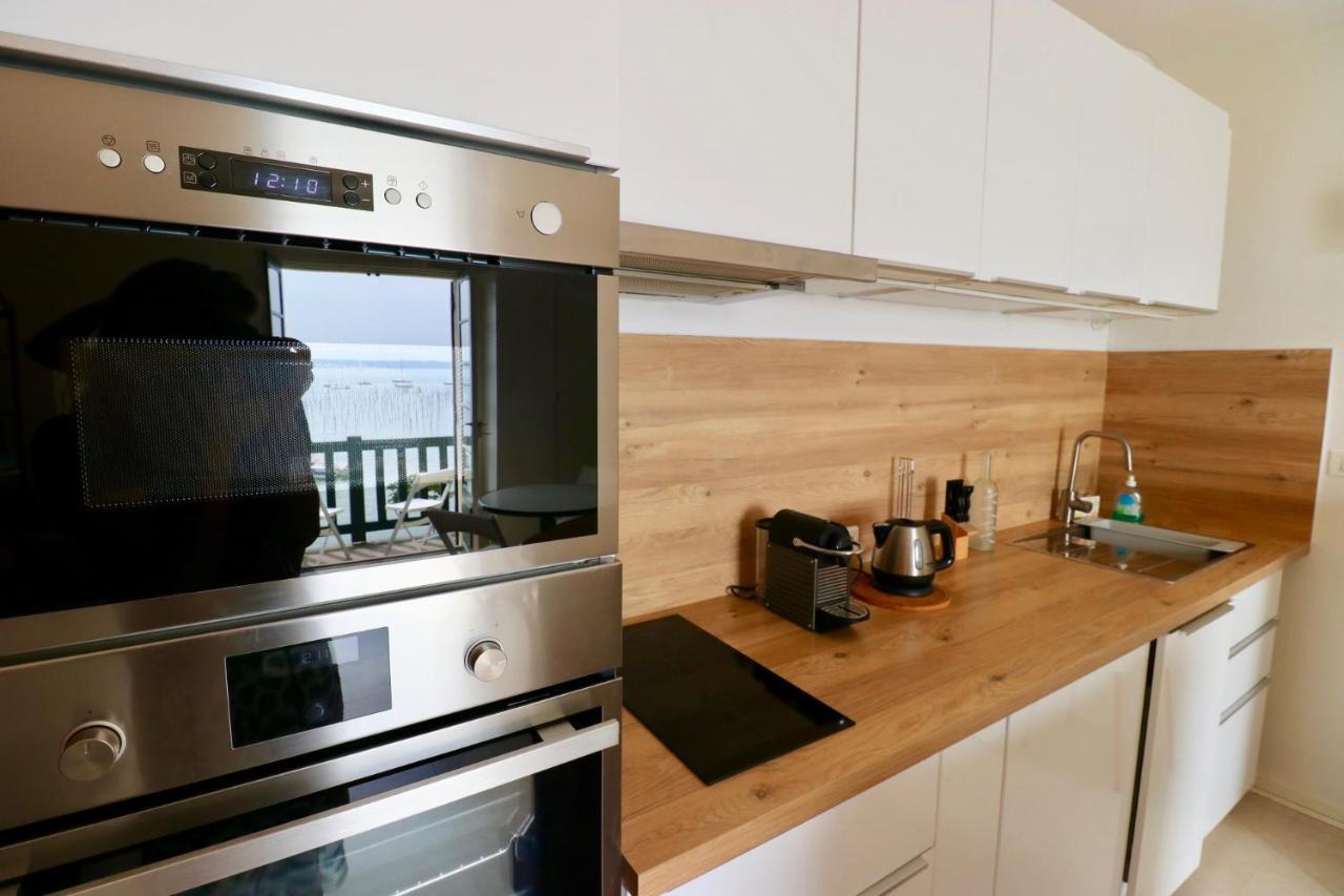 Comfortable, Renovated Studio In Top Cap Ferret Location, 1St Line With Bay View Lege-Cap-Ferret Luaran gambar