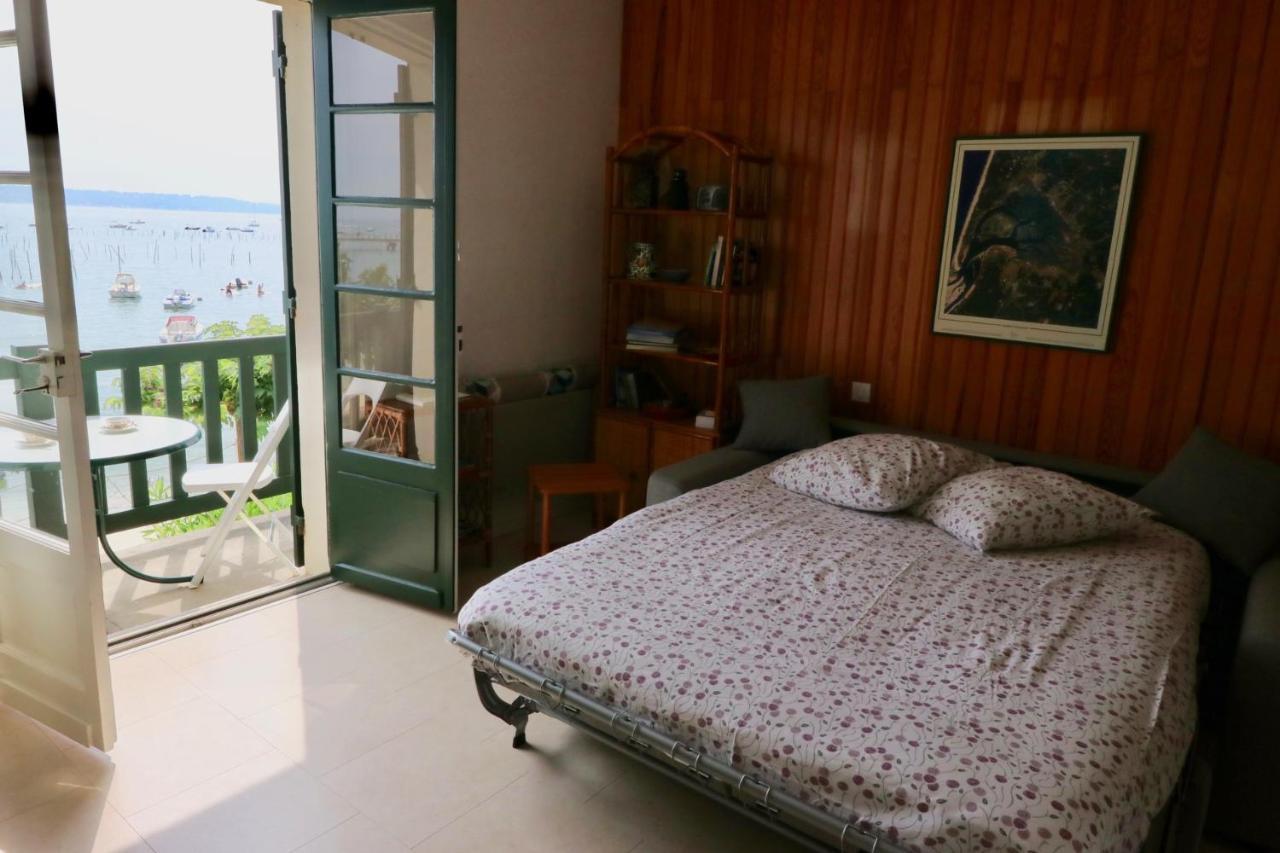 Comfortable, Renovated Studio In Top Cap Ferret Location, 1St Line With Bay View Lege-Cap-Ferret Luaran gambar